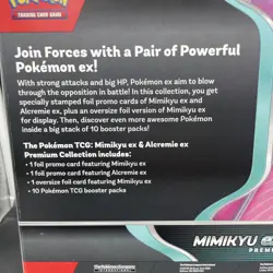 Pokemon TCG: Mimikyu ex & Alcremie ex Premium Collection Box - IN HAND - Image 3
