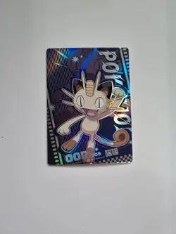 Pokemon Chinese Mengka Non TCG Card Meowth OOR #005 - Image 1
