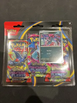 Pokemon TCG: Mega Evolution Phantasmal Flames 3 Pack Blister Sneasel - Image 1