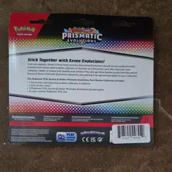 Pokemon Scarlet & Violet Prismatic Evolutions Tech Sticker Collection Leafeon P… - Image 2