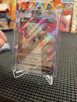 Alcremie V Full Art 064/072 Ultra Rare Shining Fates NM Pokemon TCG Card - Image 1