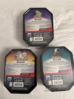 Pokemon TCG Tin Set of 3 Tyranitar, Slaking, Darkrai Sealed USA EXCLUSIVE - Image 2
