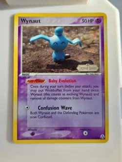 2006 Pokemon EX Legend Maker 71 Wynaut Reverse Holo Stamped - Image 2