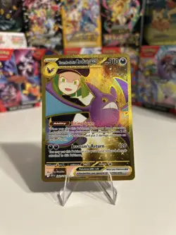 Team Rockets Crobat EX 242/182 Destined Rivals Hyper Rare Pokemon TCG NM - Image 1