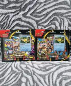 2 × Sealed Mega Evolution Triple Blister Packs Brand New Pokemon TCG Boosters - Image 1