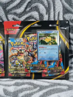 2 × Sealed Mega Evolution Triple Blister Packs Brand New Pokemon TCG Boosters - Image 4