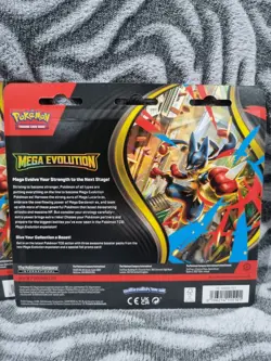 2 × Sealed Mega Evolution Triple Blister Packs Brand New Pokemon TCG Boosters - Image 5