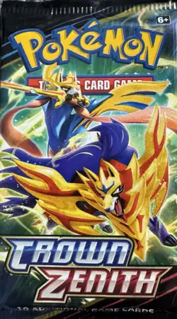Pokemon TCG Sword and Shield Crown Zenith Booster Packs Lot of 10 - Image 2