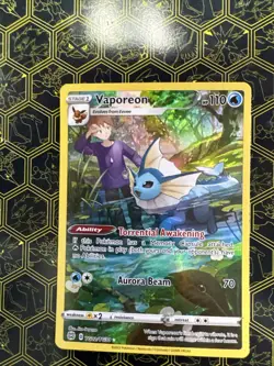 Pokemon Vaporeon TG02/TG30 Brilliant Stars Ultra Rare Full Art Holo 110HP - Image 1