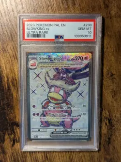 POKEMON SV 🐚 PALDEA EVOLVED #238 SLOWKING EX ULTRA RARE HOLO PSA 10 GEM MINT ✨ - Image 2
