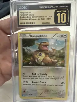 pokemon kangaskhan 2023 017/034 Holo CGC Pristine 10 - Image 3