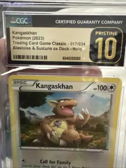 pokemon kangaskhan 2023 017/034 Holo CGC Pristine 10 - Image 4