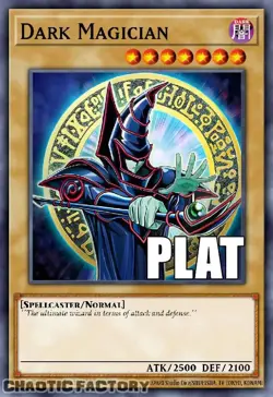 YUGIOH RA04-EN106 Dark Magician BACH ART Platinum Secret Rare 1st Edition NM - Image 1