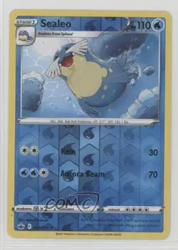 Sealeo Reverse Foil Pokemon Sword & Shield Chilling Reign #038 - Image 1