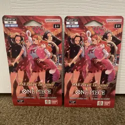 One Piece Heroines Edition EB 03 sleeved Booster Pack Lot Of 2 New Sealed - Image 1