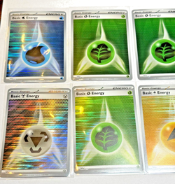 Pokemon 12 FULL HOLO Energy Card Lot - Scarlet Violet SVE -Near Complete Set -NM - Image 4