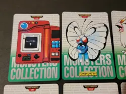 Bandai Pokemon Carddass Monsters Collection Green Card Pocket Monsters 16pcs Lot - Image 2