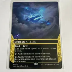 MTG Edge of Eternities - Sunken Citadel(Extended Art) Rare 0041 NM - Image 1