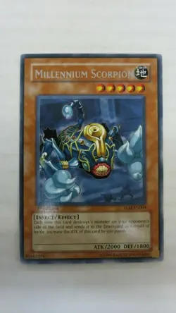 MILLENNIUM SCORPION 1ST EDITION TLM-EN009 THE LOST YUGIOH RARE NM / UNPLAYED - Image 1