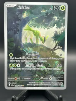 Pokemon TCG Virizion Illustration Rare Holo Sv: White Flare 095/086 Basic 120 HP - Image 1