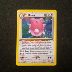 Blissey 1st Edition Holo 02/64 Neo Revelation Pokemon TCG - NM - Image 1