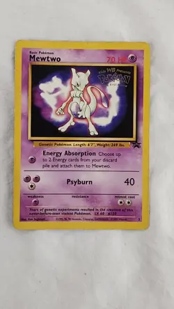 Pokemon 1999 TCG Mewtwo #3 Black Star Promo. Basic Pokemon. - Image 4