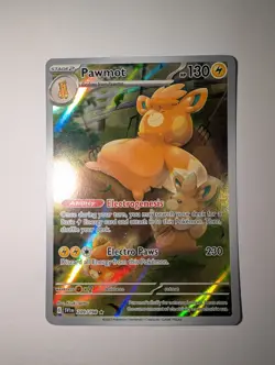 Pawmot 209/198 Scarlet & Violet Base Illustration Rare Holo Pokemon TCG - Image 1