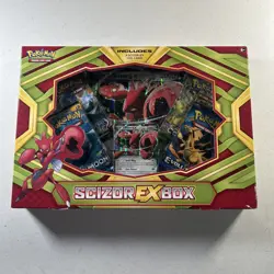 POKEMON TCG: SCIZOR EX XY EVOLUTIONS COLLECTION BOX New Factory Sealed - Image 1