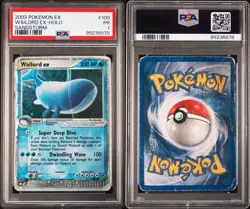 PSA 1 Wailord EX 100/100 Sandstorm Holo Pokemon Slab - Image 3