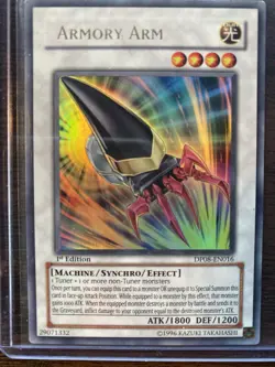 Konami Armory Arm DP08 1st Edition Synchro/Effect Holo DP08-EN016 - Image 1