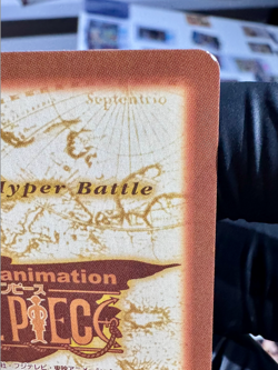 1999 One Piece Carddass Hyper Battle C-1 Luffy Holo “Future Pirate King” Bandai - Image 5