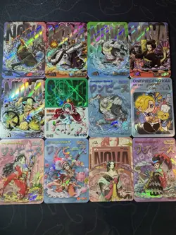 One Piece 12 Collectible Character Anime Waifu Ultra Premium Magazine Cards #1 - Image 1