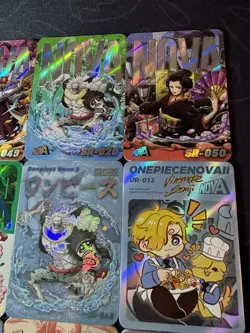 One Piece 12 Collectible Character Anime Waifu Ultra Premium Magazine Cards #1 - Image 3