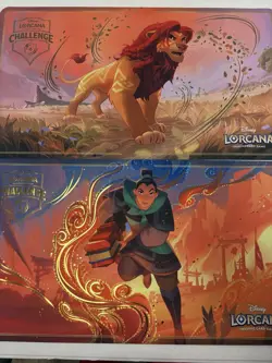 Lot Disney Lorcana: Simba & Mulan - Charging Ahead Foil Playmat (Challenge) - Image 1