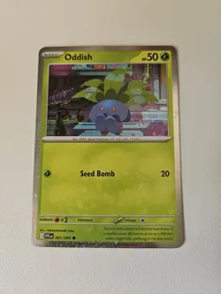 Oddish - 001/094 - Phantasmal Flames - Cosmos Holo - NM/M - Pokemon Card - Image 1