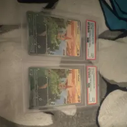 Pokemon SVP INNOVA MINI LEGENDS COLL Victini PSA 9 Lot of 2 Cards (sequential) - Image 1