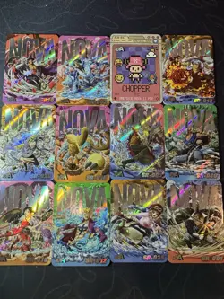 One Piece 12 Collectible Character Anime Waifu Ultra Premium Magazine Cards #2 - Image 1