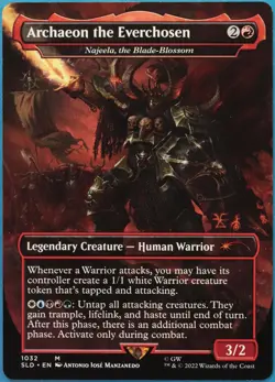 Archaeon the Everchosen Najeela the Blade-Blossom Secret Lair Promo MINT 515203 - Image 1