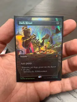 Dark Ritual (Borderless) Commander: Teenage Mutant Ninja Turtles Foil - Image 1