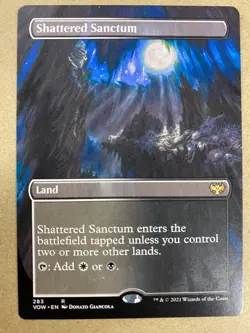 MTG 1x BORDERLESS Shattered Sanctum 283 Innistrad: Crimson Vow Magic the x1 NM - Image 1