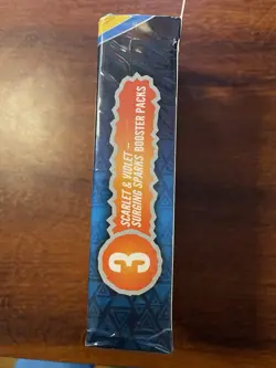 Pokemon -Scarlet & Violet Surging Sparks Hanger Box - 3 Booster Packs New Sealed - Image 2