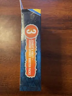 Pokemon -Scarlet & Violet Surging Sparks Hanger Box - 3 Booster Packs New Sealed - Image 4