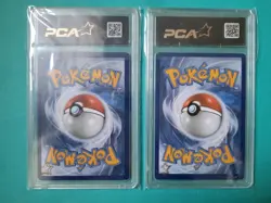 Cartes Pokemon Mewtwo EX 54/99 + Mew Ex 88/92 Celebrations 25 ans PCA 9.5 FR - Image 2