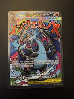 Mega Charizard X EX MEP 023 UPC Black Star Promo NM Pokemon Card - Image 1