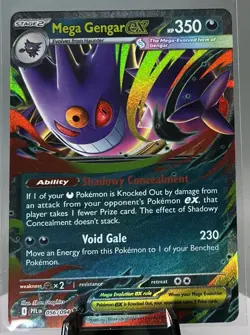 Pokemon TCG Mega Gengar ex 056/094 Phantasmal Flames Ultra Rare Near Mint ENG - Image 1