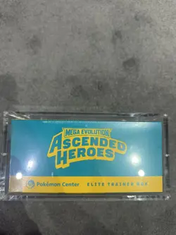 Pokemon TCG Ascended Heroes Pokemon Center Elite Trainer Box + Acrylic Box NEW! - Image 5