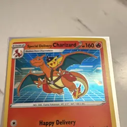 Pokemon Special Delivery Charizard SWSH075 Promo Holo English Sword & Shield - Image 3