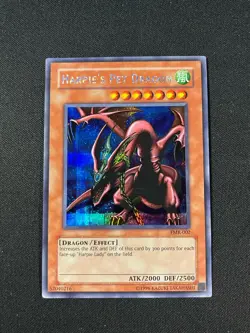 Harpie's Pet Dragon FMR-002 Prismatic Secret Rare LP Yugioh - Image 1
