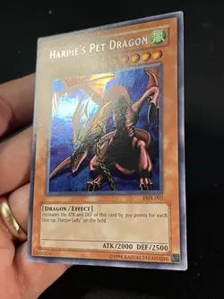 Harpie's Pet Dragon FMR-002 Prismatic Secret Rare LP Yugioh - Image 2