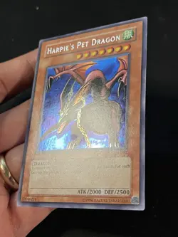 Harpie's Pet Dragon FMR-002 Prismatic Secret Rare LP Yugioh - Image 3